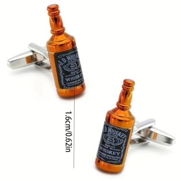 JACK Daniels Tennessee Whiskey Cufflinks - Picture 4 of 5
